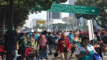 MAY DAY 2017 : Jalan Merdeka Selatan, Timur, Utara, Barat Macet