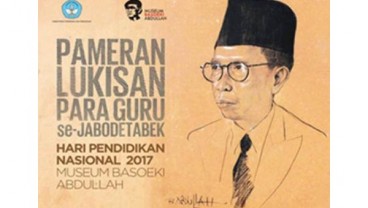 Para Guru Gelar Lukisan di Museum Basoeki Abdullah