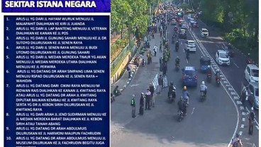AKSI 505 : Ini Rute yang Dialihkan Sekitar Istana Negara