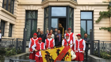 Emil Bahas Kerja Sama Antar Kota di Belgia