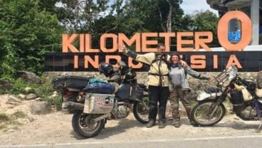 Pasutri dari Amerika Keliling Dunia dengan Sepeda Motor