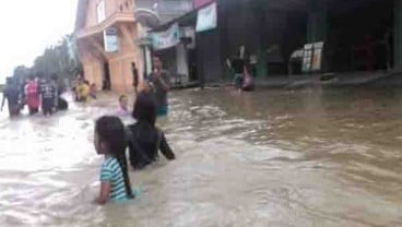 Sungai Mahakam Meluap, Banjir 90 Kampung di Kutai Barat Meluas