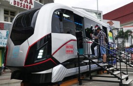 TRANSPORTASI KOTA  :  Izin Metro Kapsul Bandung Diproses
