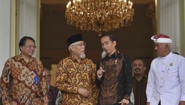 Naik 2 Pesawat VVIP, Tokoh Agama Ini Temui Jokowi di Istana Bogor