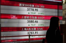 BURSA CHINA: Moodys Pangkas Rating, Indeks Shanghai Composite Berakhir Datar
