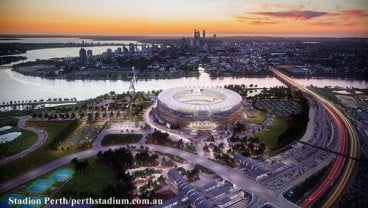 Stadion Perth, Proyek LED Terbesar Philips Lighting di Dunia