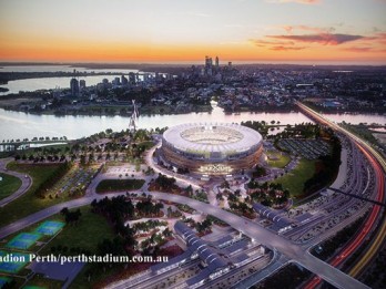 Stadion Perth, Proyek LED Terbesar Philips Lighting di Dunia