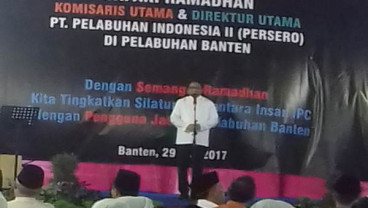 Safari Ramadhan Pelindo II , Dirut Tawarkan Sinergi Kembangkan Pelabuhan Banten