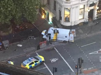 Polisi Amankan Seorang Pria Terkait Serangan Teror London Bridge
