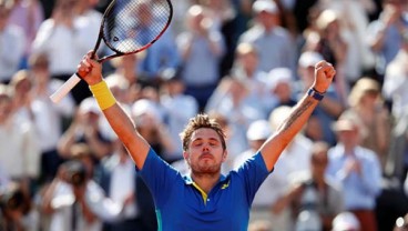 Hasil Tenis Prancis Terbuka: Wawrinka Hajar Murray, vs Nadal di Final