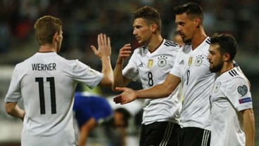 Hasil & Klasemen Pra-Piala Dunia 2018: Jerman Makin Lapang ke Rusia