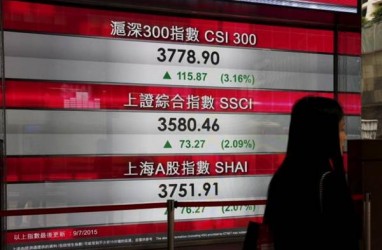 BURSA CHINA: Indeks Shanghai Composite Ditutup Melemah 0,73%