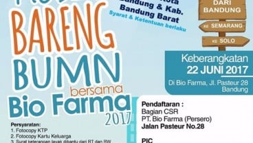 Bio Farma Hadirkan Program Mudik Gratis