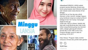 MINGGU LANSIA : Akhir Pekan, Lansia di Bandung Ditemani Anak Muda