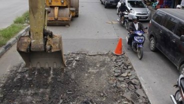 Pasca Banjir Balikpapan, Banyak Jalan Rusak