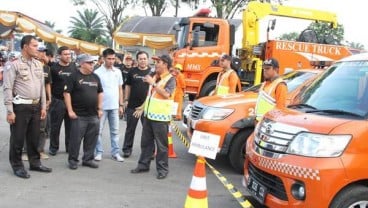 MUDIK LEBARAN: Kampanye Keselamatan Berkendara di Tol Tangerang-Merak Digelar