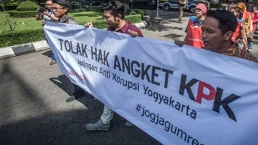 PANSUS HAK ANGKET KPK: Pembekuan Anggaran KPK dan Polri Belum Dibahas