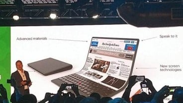 Lenovo Bikin PC yang Bisa Ditekuk dan Dilipat