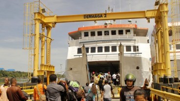 ANGKUTAN LEBARAN 2017: Arus Mudik Menggunakan Ferry Lancar