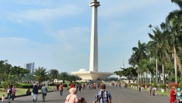 Libur Lebaran, Pengunjung Monas Membludak