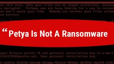 Petya bukan Murni Ransomware, melainkan Cyber Attack