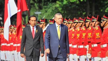 Begini Cara Erdogan Sambut Jokowi Di Istana Kepresidenan Turki
