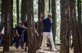 Pengunjung Hutan Pinus yang Dikunjungi Obama Dilindungi Asuransi