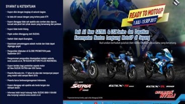 Suzuki Cari 70 Konsumen Untuk Nonton MotoGP di Sepang Malaysia