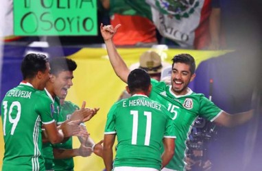 Hasil Gold Cup: Meksiko Ladeni Jamaika di Semifinal