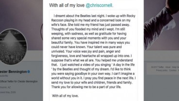 Sebelum Bunuh Diri, Chester Bennington Sempat Bikin Surat untuk Chris Cornell