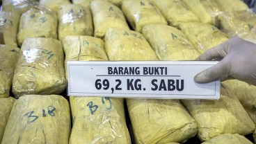 Polisi Kembali Sita 41 Kilogram Sabu dari China