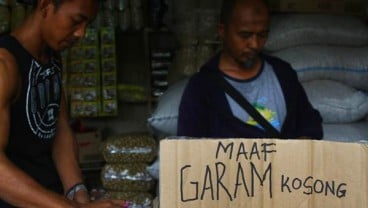 GARAM KONSUMSI: Seretnya Pasokan Berlanjut, Harga di Pasar Tradisional Terkerek