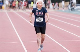 Nenek 101 Tahun Pecahkan Rekor Berlari 100 Meter