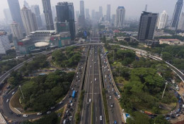 Malam Ini, Coba Melintas di Simpang Susun Semanggi