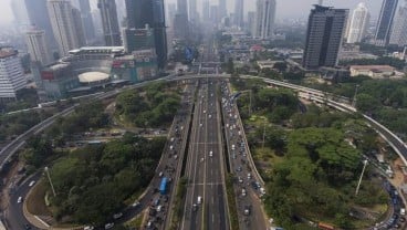 Malam Ini, Coba Melintas di Simpang Susun Semanggi