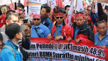 Ingin Temuan BPK Ditindaklanjuti, Karyawan JICT Gelar Demo