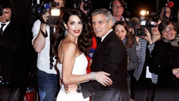 George dan Amal Clooney Bantu Ribuan Anak Pengungsi Suriah