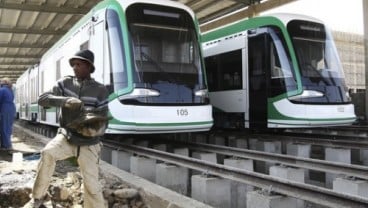 Kereta LRT Disedikan oleh PT Inka