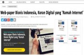 Web-paper Bisnis Indonesia, Koran Digital yang 'Ramah Internet'