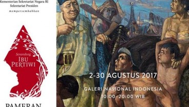 Pameran Senandung Ibu Pertiwi : Inilah Satu-satunya Seniman Wanita