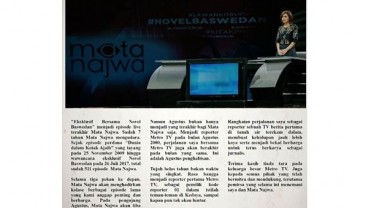 Menuju Catatan Tanpa Titik : Najwa Shihab Pamit, Tinggalkan Sejumlah Kata Kunci Ini