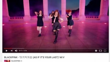 Video Musik BLACKPINK Diklik 100 Juta Kali di YouTube