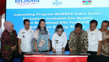 PGN Bangun Jembatan dan BUMDes di Serang Rp3,4 Miliar