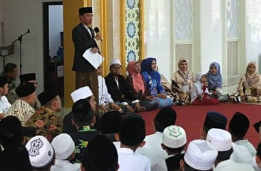 Di Jember, Presiden Jokowi Bertemu Santri Paling Ganteng