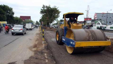 Proyek Pengerjaan Jalan Soekarno-Hatta Rampung dalam 2 Bulan
