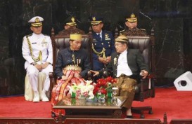 SIDANG TAHUNAN MPR: Ini Gaya Busana Presiden Joko Widodo dan Wapres Jusuf Kalla
