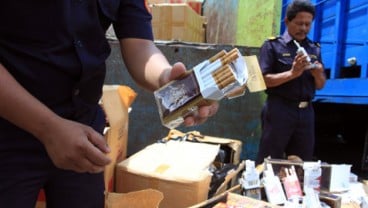 5,5 Juta Batang Rokok Tanpa Cukai Diamankan