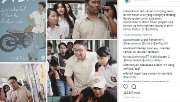 Ridwan Kamil Main di Film Dilan, Apa Perannya?
