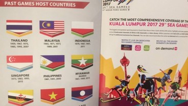 Malaysia Pasang Bendera Indonesia Terbalik di Buku Panduan Sea Games 2017