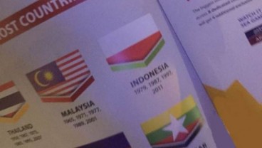 BENDERA INDONESIA TERBALIK: Menpora Malaysia Tarik Buku Sea Games